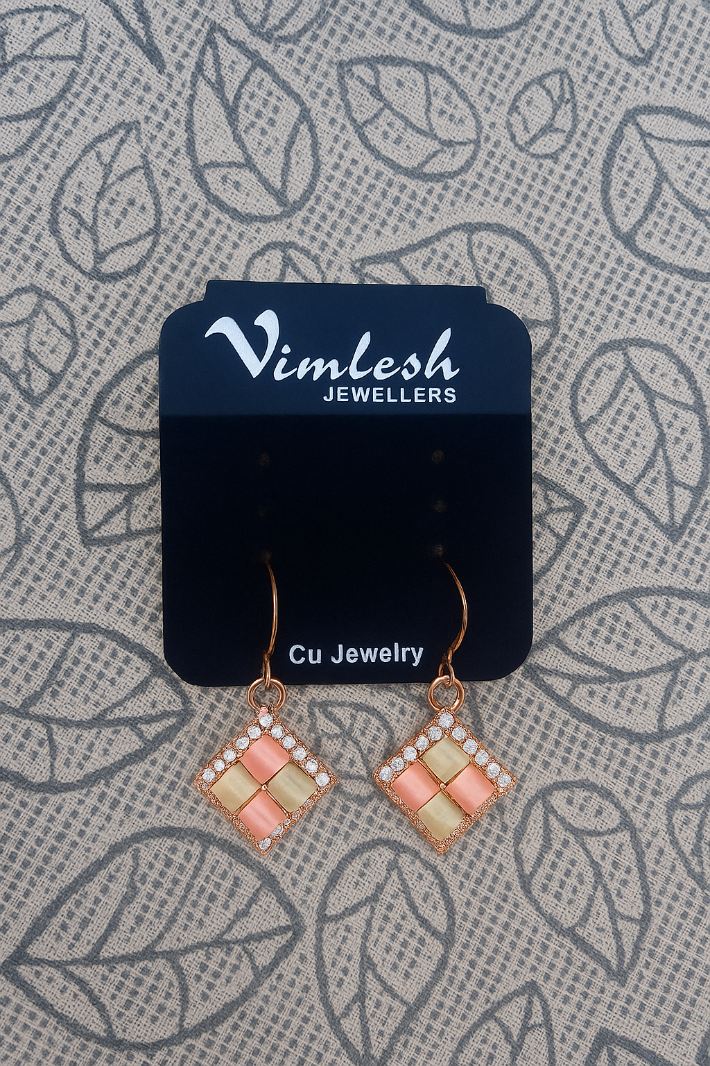 Peach Glow Earrings