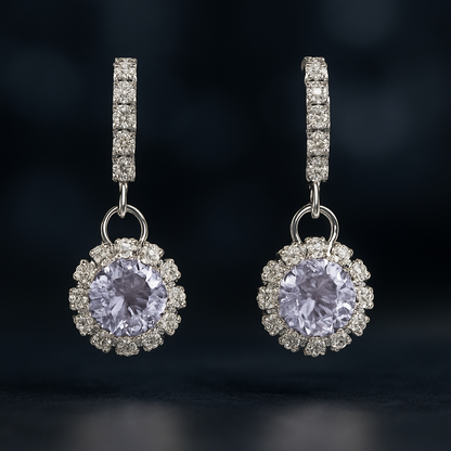 LuxeCharm Stone Drop Earring