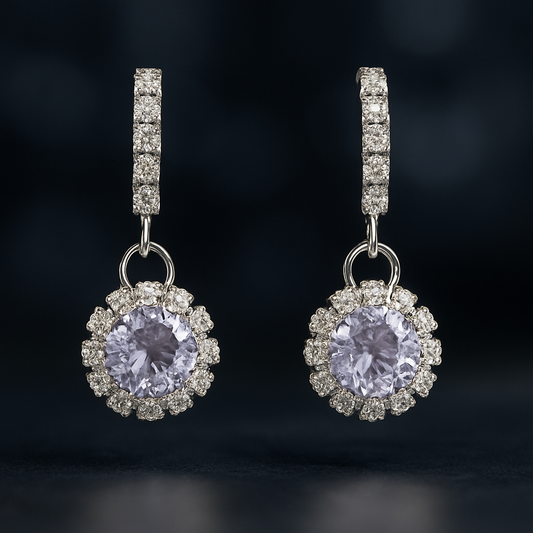 LuxeCharm Stone Drop Earring
