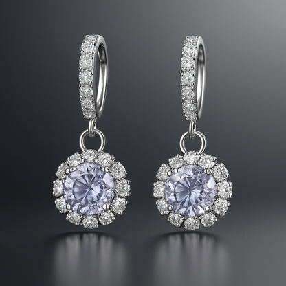 LuxeCharm Stone Drop Earring