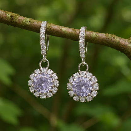 LuxeCharm Stone Drop Earring